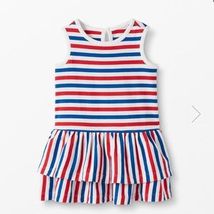 Hannah Anderson Stripe Ruffle Dress